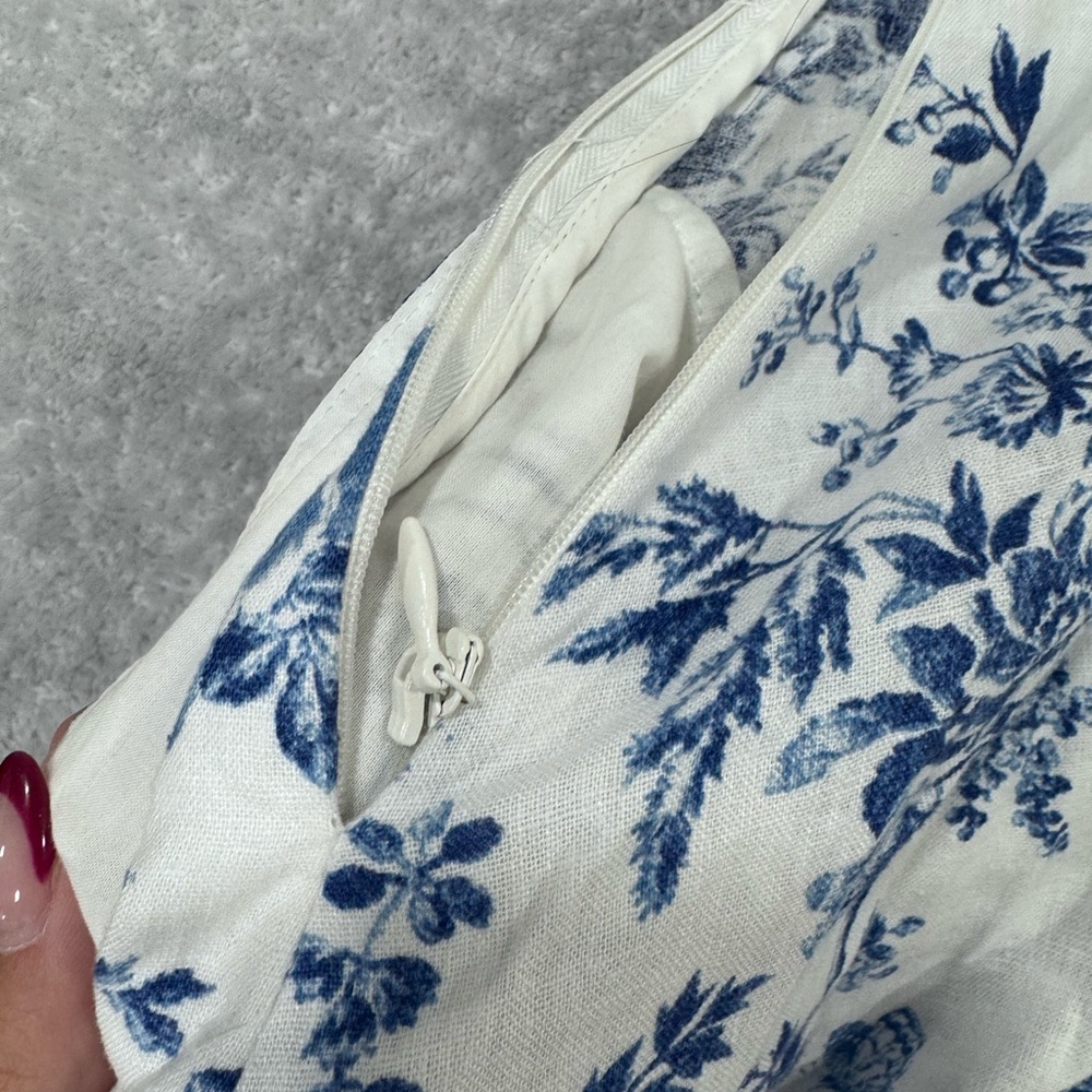 Laura Ashley Blue Floral Midi Dress